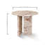 Table basse en marbre naturel rose, petite table, table de salon, pierre naturelle, marbre véritable, marbre véritable-238826647-238826650