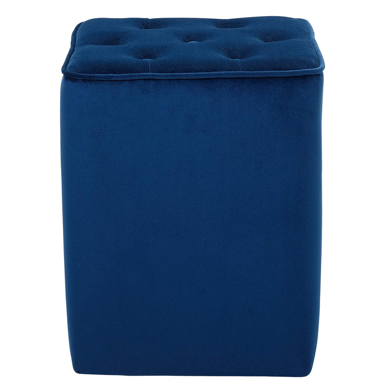 Repose-pieds BirdRock Home, Velours marine