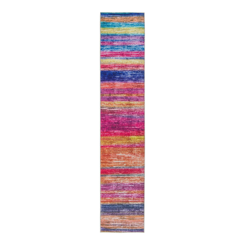 Kampton Chevron Indoor Rug, Runner 2'6" x 12'