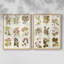 Antique I Grid I-Premium, reproduction encadrée - prêt à être accroché - aucun clou requis - aucun clou requis-1897431508-1897431507