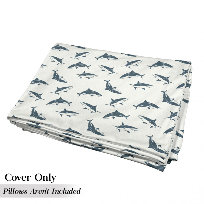 Housse de coussin d'extérieur Sharks, H 2 po x l 36 po x P 88 po