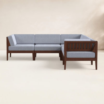Canapé modulaire avec coussins Deloris