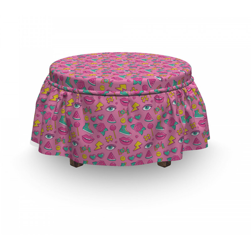 Box Cushion Ottoman Slipcover