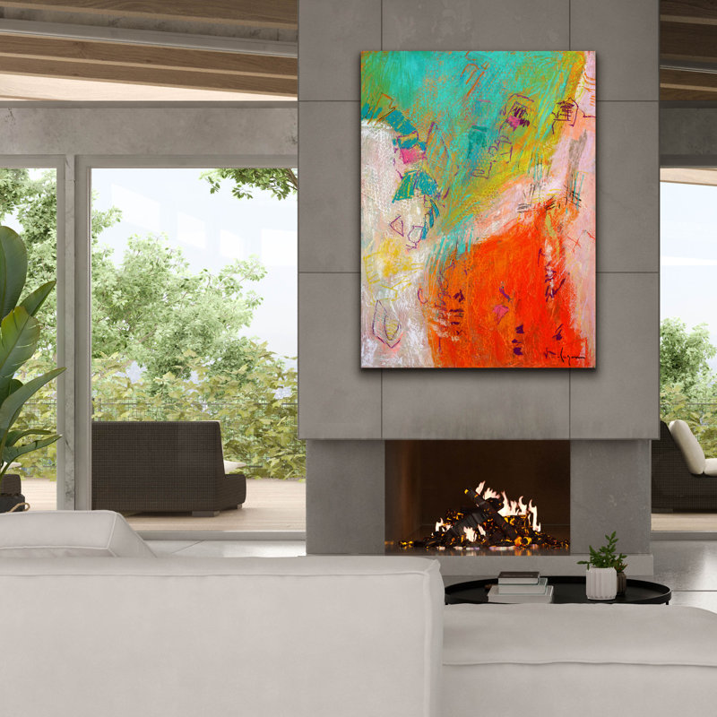Toile épique Graffiti «Cloud Dreams 1» par Dorothy Fagan, 40 po x 54 po, H 54 po x l 40 po