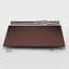 Tête de douche rectangulaire à DEL avec télécommande - Fixation au plafond - Bronze huilé clair