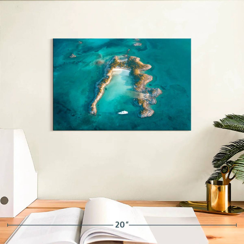 Gillard Bahamas Island Yacht, H 8 po x l 12 po