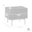Table de chevet moderne