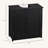 Kleankin Pedestal Sink Storage Cabinet, Vanity Base Cabinet, Under Sink Bathroom Cabinet With U-Shape Cut-Out And Adjustable Internal Shelf-102308915